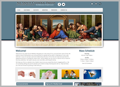 Best Catholic Website Templates and Themes